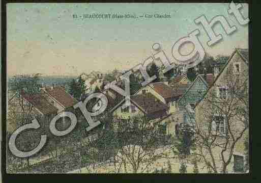 Ville de BEAUCOURT Carte postale ancienne